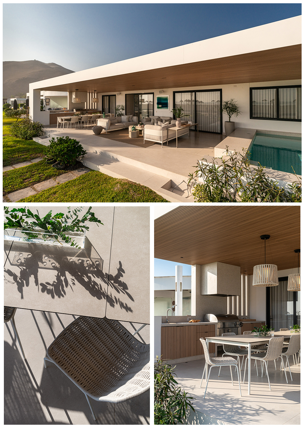 Fotografía de interiores de lujo en Lima del proyecto las Palmas por Mari Cooper